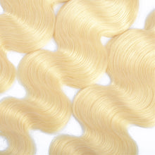 613# Blonde Color Body Wave Human Virgin Hair Weaves