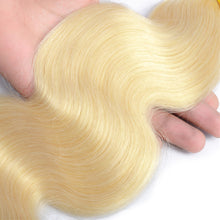 613# Blonde Color Body Wave Human Virgin Hair Weaves