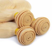613# Blonde Color Body Wave Human Virgin Hair Weaves