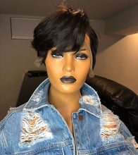 Pixie Cut Wig Lace Front Human Hair Wigs Pre Plucked Hairline Bleached Knot
