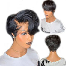 Pixie Cut Wig Lace Front Human Hair Wigs Pre Plucked Hairline Bleached Knot
