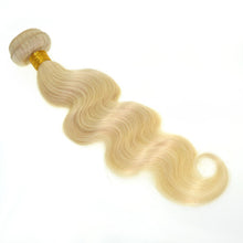 613# Blonde Color Body Wave Human Virgin Hair Weaves