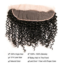 13x4 Ear To Ear Lace Frontals Jerry Curly Human Hair Lace Frontals With Baby Hair