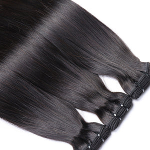 Super Double Drawn Bone Straight Hair Weaves