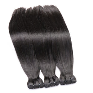 Super Double Drawn Bone Straight Hair Weaves