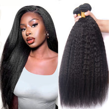 Kinky Straight Human Virgin Hair Weaves