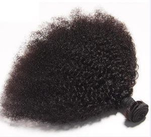 Afro Kinky Curly Human Virgin Hair Weaves