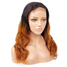 Ombre 1b/30 Body Wave 4x4 Lace Closure Wigs Human Hair Wigs