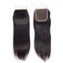 5x5 Straight Human Hair Top Lace Closure With Baby Hair