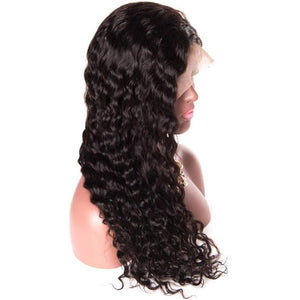 Water Wave 13x4 Lace Frontal Wigs Human Hair Wigs