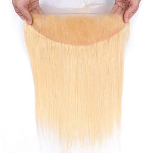 613# Blonde Straight 13x4 Lace Frontals Human Hair Lace Frontals