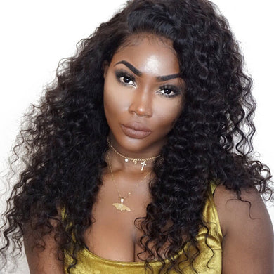 Deep Wave 13x4 Lace Frontal Wigs Human Hair Wigs