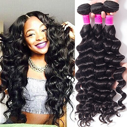 Loose Deep Wave Human Virgin Hair Weaves