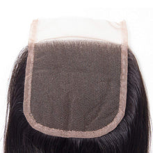 5x5 Straight Human Hair Top Lace Closure With Baby Hair