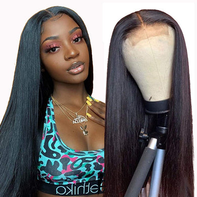 Straight 4x4 Lace Closure Wigs Human Hair Wigs
