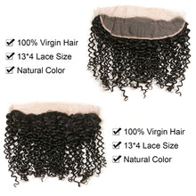 13x4 Ear To Ear Lace Frontals Jerry Curly Human Hair Lace Frontals With Baby Hair