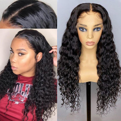 Water Wave 13x6 HD Lace Frontal Wigs Human Hair Wigs