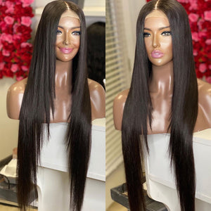 Straight 13x4 Lace Frontal Wigs Human Hair Wigs