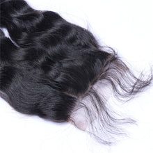 4x4 Water Wave Human Hair Top Lace Closure With Baby Hair